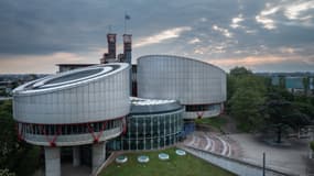Le bâtiment de la Cour européenne des droits de l'homme, à Strasbourg, le 8 mai 2024 (photo d'illustration).