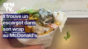 "Dégoûté": il trouve un escargot dans son wrap dans un McDonald's de Caudry