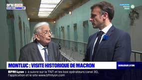 Lyon: visite historique d'Emmanuel Macron à la prison de Montluc