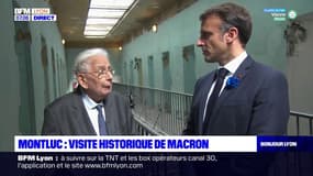 Lyon: visite historique d'Emmanuel Macron à la prison de Montluc