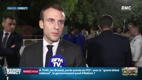 "Gilets jaunes": "Il faut apaiser les divisions" réclame Emmanuel Macron