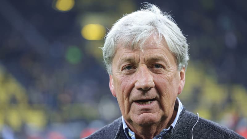 L'ancien champion du monde allemand de football Frank Mill, le 25 novembre 2023