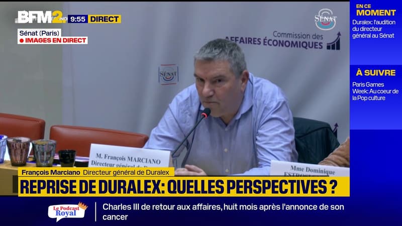 Auditionné au Sénat, le directeur de Duralex assure que l'entreprise 