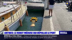 Antibes: un robot aspirateur pour dépolluer le port