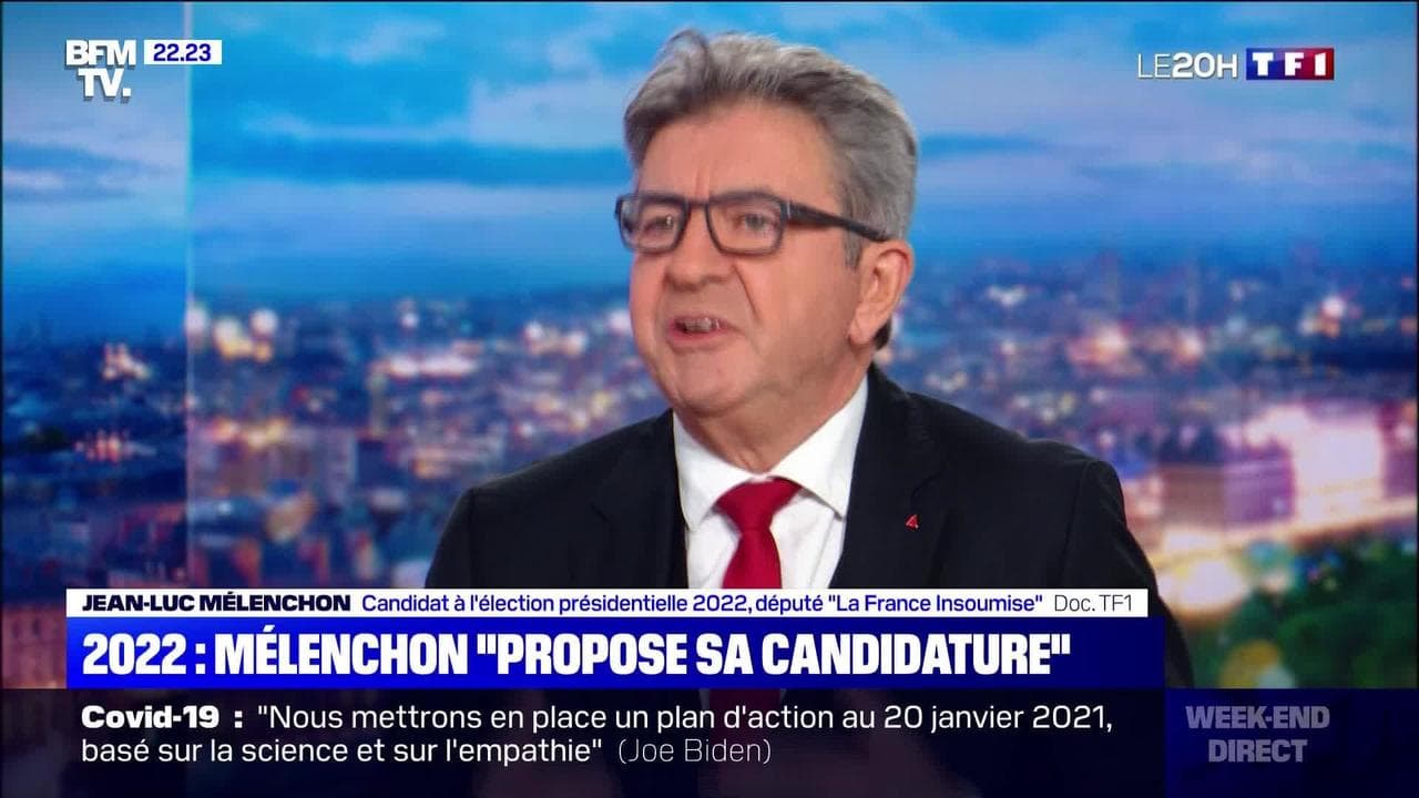 Présidentielle 2022: Mélenchon "propose sa candidature" - 08/11