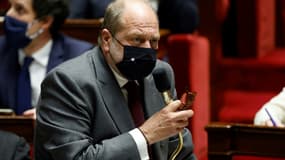 Le ministre de la Justice, Eric Dupond-Moretti, à l'Assemblée nationale, le 2 mars 2021 