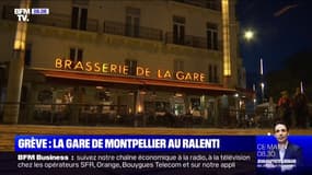 Grève: la gare de Montpellier au ralenti