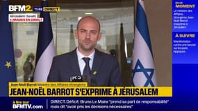Proche-Orient: Jean-Noël Barrot croit à une "solution diplomatique" dans "les semaines qui viennent"