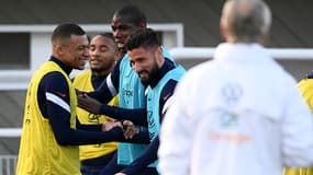 Kylian Mbappé et Olivier Giroud