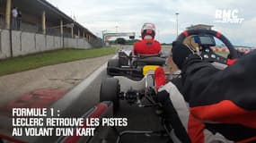 Formule 1 : Leclerc retrouve les pistes au volant d'un kart