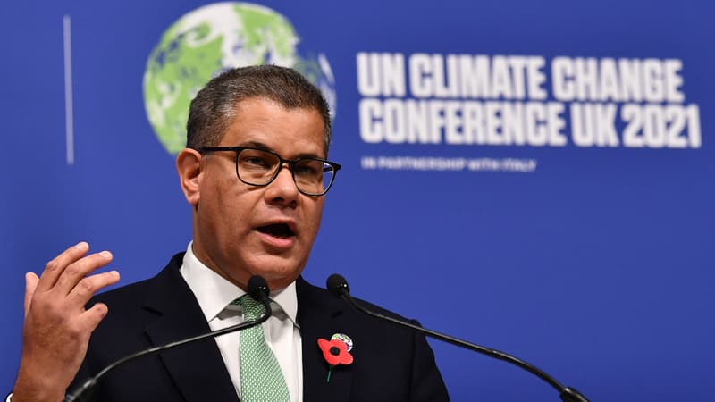 Alok Sharma, président de la Cop26, le 13 novembre 2021