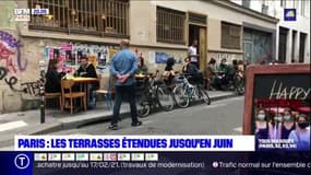 Paris: l'extension des terrasses prolongée jusqu'en juin