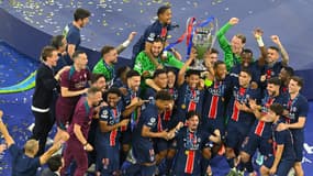 Marquinhos soulève la Ligue des champions, le 31 mai 2025