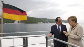 François Hollande et Angela Merkel le 9 mai dernier