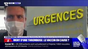 Étudiant en médecine mort à Nantes: "Nous n'avons pas pour l'instant d'élément permettant d'affirmer ou d'infirmer le lien de causalité entre la vaccination et la survenance de la thrombose", selon l'avocat de la famille