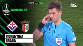 Fiorentina-Braga : La montre vibre mais la VAR annule le but, gros moment de flottement pour Benoit Bastien
