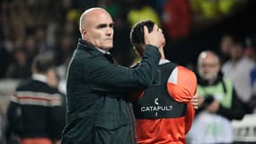 Loïc Féry, le président du FC Lorient, le 19 mai 2024 au Moustoir