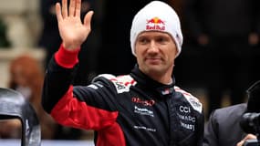 Sébastien Ogier au Rallye Monte Carlo 2025.