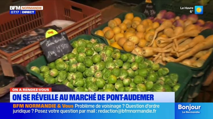 On a Rendez-vous: la journée débute au marché de Pont-Audemer