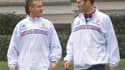 Didier Deschamps et Zinedine Zidane en équipe de France, en 1999