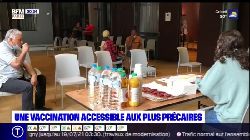 Paris: l'Armée du Salut ouvre un centre de vaccination éphémère pour les plus précaires