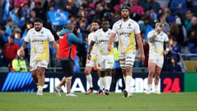 Les joueurs de La Rochelle sonnés par l'élimination en Champions Cup, 13 avril 2024