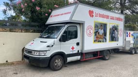 La boulangerie humanitaire mobile de Loïc, un boulanger de Lorgues se rendant en Ukraine le 25 août 2024. 