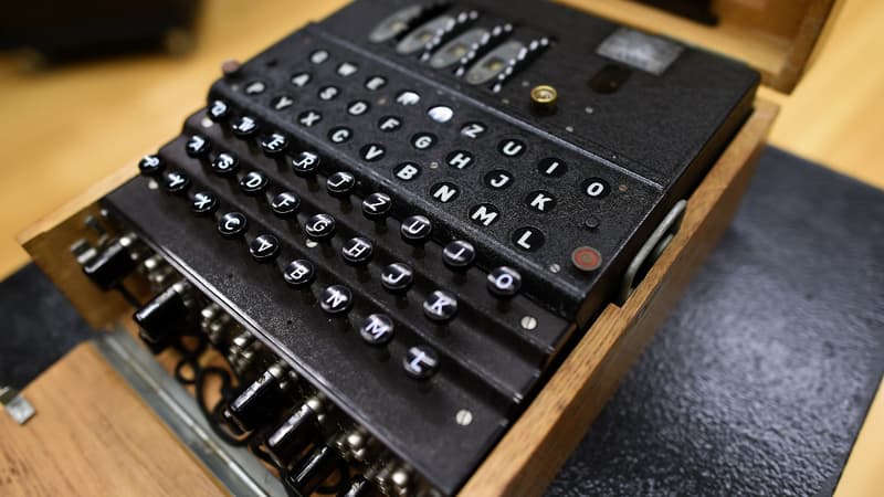Exemple d'une machine Enigma.