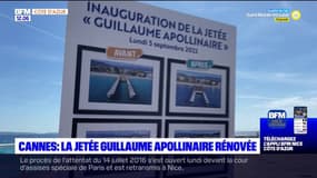 Cannes: la jetée Guillaume Apollinaire rénovée