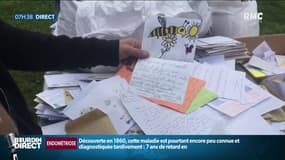 Les nombreuses lettres reçues par Gaël et Nicolas