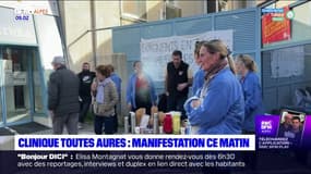 Manosque: le personnel de la clinique Toutes Aures en grève