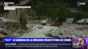 Crues en Isère: le hameau de La Bérarde méconnaissable 