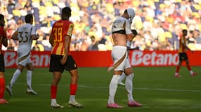Olivier Giroud se lamentant après l'élimination du LAFC face à l'Espérance Tunis en Coupe du monde des clubs, le 20 juin 2025