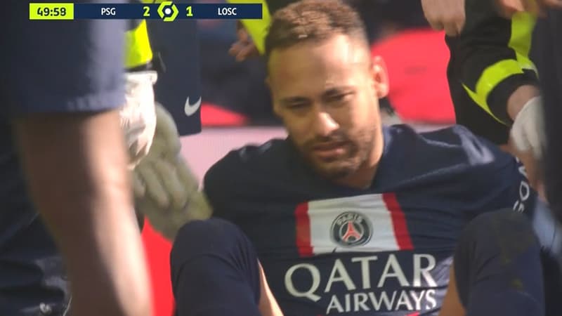 PSG-Lille: grosse inquiétude, Neymar blessé à la cheville