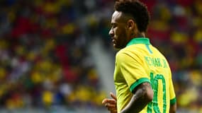 Neymar, lors de son dernier match sous le maillot du Brésil.