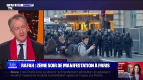 Rafah : 2ème soir de manifestation à Paris - 28/05