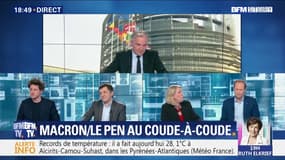 Européennes: Emmanuel Macron et Marine Le Pen sont au coude-à-coude (2/2)