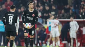Hugo Ekitike face à Cologne, le 3 février 2024