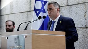 L'ambassadeur d'Israël en France Joshua Zarka à l'ambassade d'Israël à Paris le 6 août 2024.