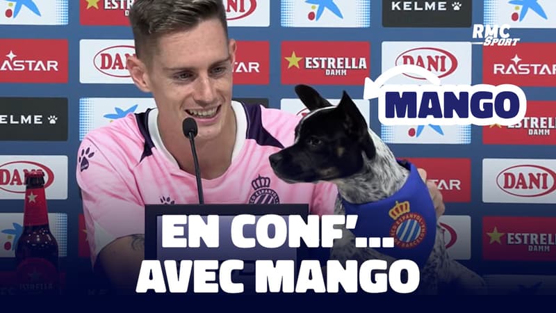 Espanyol : Un joueur en conf'... avec son chien (pour la bonne cause)