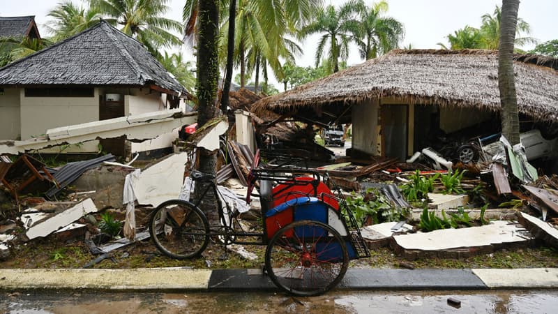 Les conséquences du tsunami à Tanjung Lesung le 26 décembre 2018. Photo d'illustration