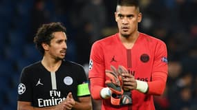 Marquinhos et Areola.