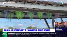 Paris: le street art à l'honneur sur 5 ponts