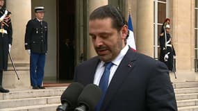 Le Premier ministre démissionnaire du Liban Saad Hariri "remercie Emmanuel Macron pour son soutien"