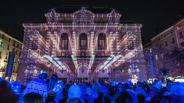 L'édition 2013 de la fête des Lumières à Lyon.