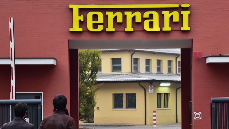 L'entrée de l'usine Ferrari de Maranello, en Italie