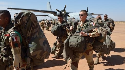 L'armée française au Mali, déployée lors de l'opération Serval