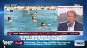 "Aucune loi n'impose de porter un maillot de bain traditionnel à la piscine": opération "coup de poing" de femmes en burkini à Grenoble