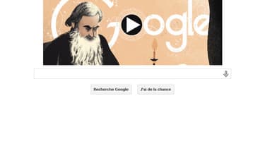 Dans son Doodle daté du 9 septembre, Google célèbre romancier russe Léon Tolstoï, né ce même jour en 1828.