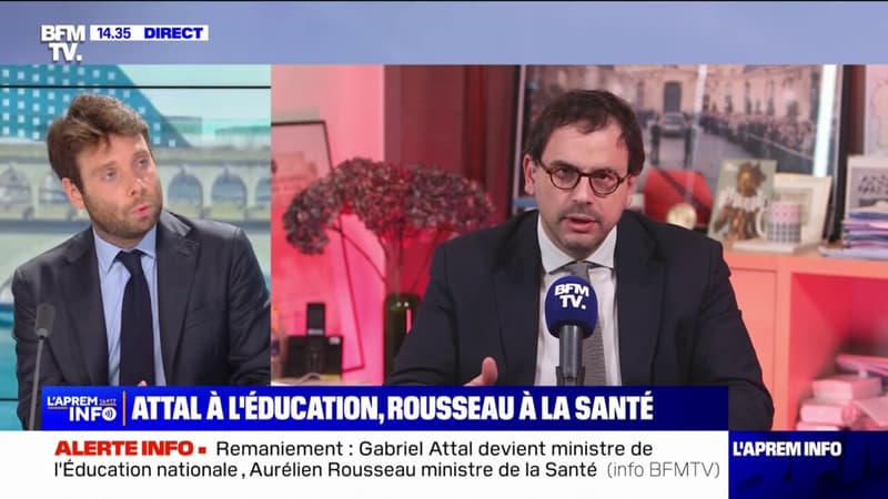 Remaniement: Gabriel Attal remplace Pap Ndiaye à l'Éducation nationale, Aurélien Rousseau succède à François Braun à la Santé (info BFMTV)